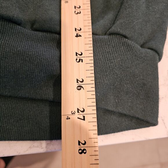 Vintage Jerzees Russell Sweatshirt Men's XL Made USA Blank Green Crewneck EUC - Picture 6 of 6